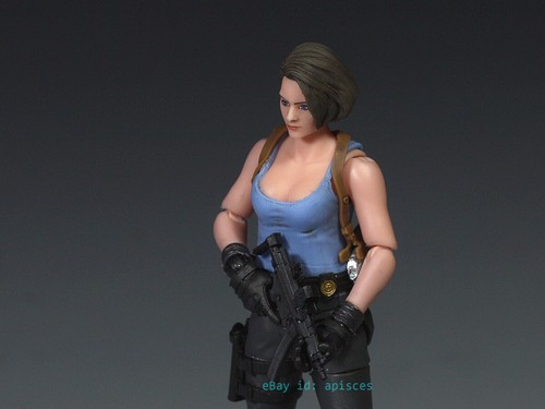 Private customized 1/18 Painted Model Blue Solider Female Action Figure - Picture 8 of 9