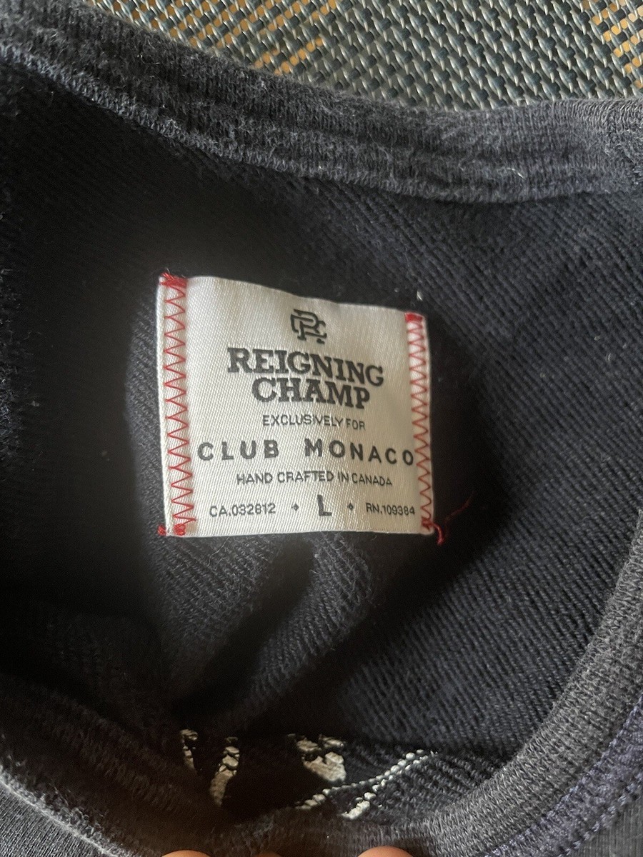 d REIGNING CHAMP Men's Coach's Pant Size 33x31 Charcoal Chino Style