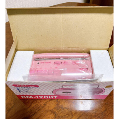 Hello Kitty Boombox Cd/cassette Player/tape Recorder FM Stereo