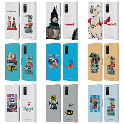 OFFIZIELLE DC LEAGUE OF SUPER PETS GRAFIK LEDER BUCHHÜLLE FÜR SAMSUNG HANDYS 1