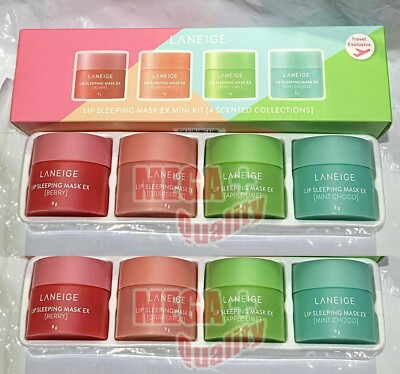 2 set of Laneige Lip Sleeping Mask Mini Kit [4 Scented Collections] 8 g x 4  | eBay UK