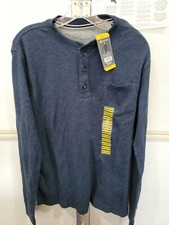 Member's Mark Men's Waffle Knit Long Sleeve Pocketed Thermal Henley