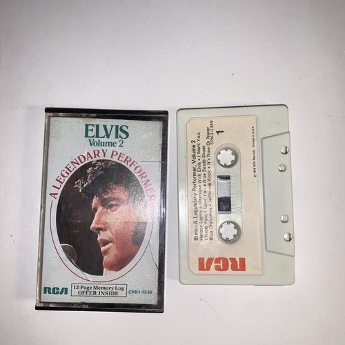 Elvis Presley- A Legendary Performer Vol 2 (Cassette Tape) 1976 Jailhouse Rock - Picture 4 of 4