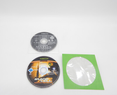 Xbox Classic - Splinter Cell Pandora Tomorrow & Enter Matrix - PAL - nur CD