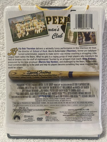Bad News Bears SPECIAL COLLECTOR'S EDITION DVD BRAND NEW! Billy Bob Thornton - Imagen 2 de 2