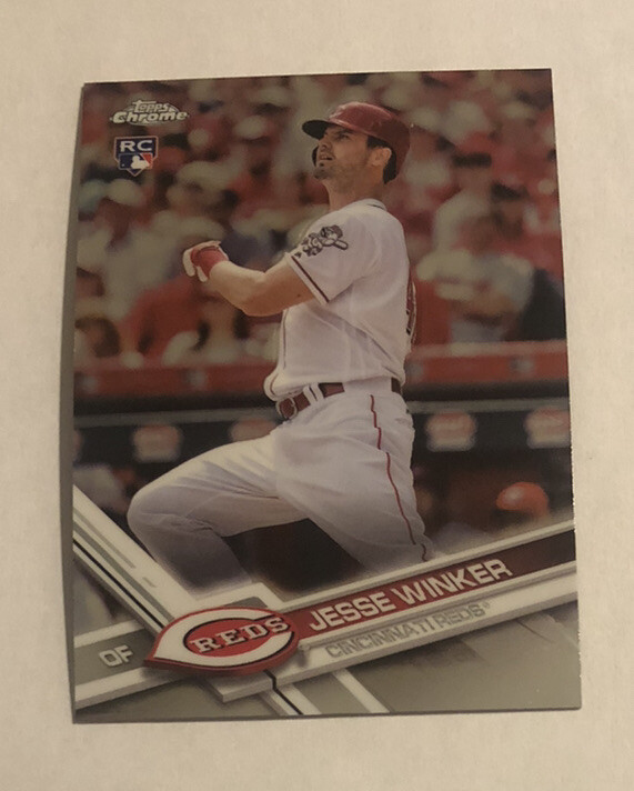 Jesse Winker 2017 Topps Chrome Update Rookie Card #HMT31 Reds RC