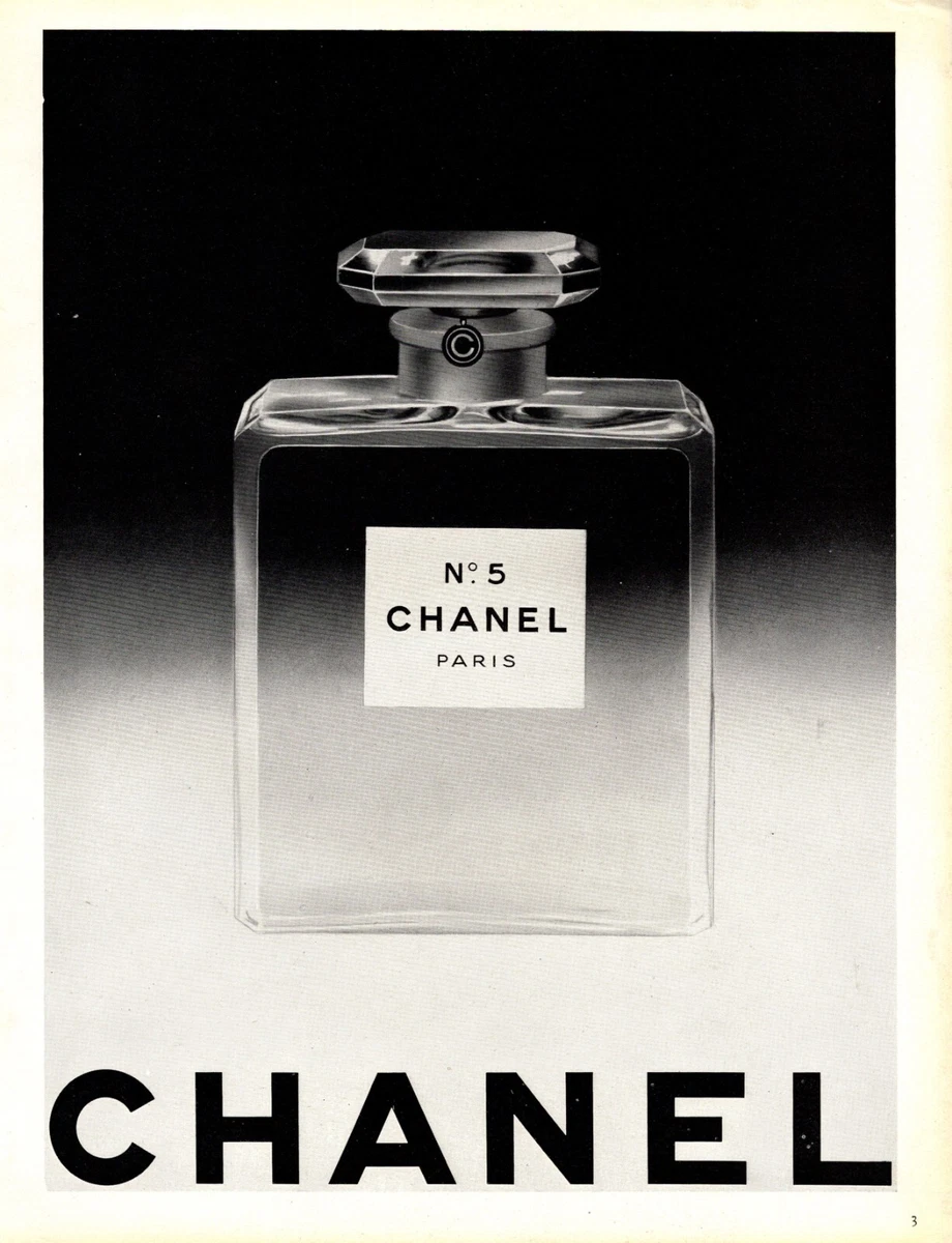 1953 Chanel No. 5 Vintage Perfume & Cologne Ad, Vintage Health & Beauty Ads