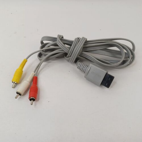 Connexion TV par câble composite de remplacement Nintendo Wii + Wii U - authentique fabricant d'origine  - Photo 1/1