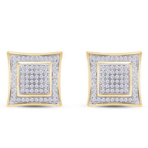 14k Gold Studs Earring Moissanite Earring Certified Forever
