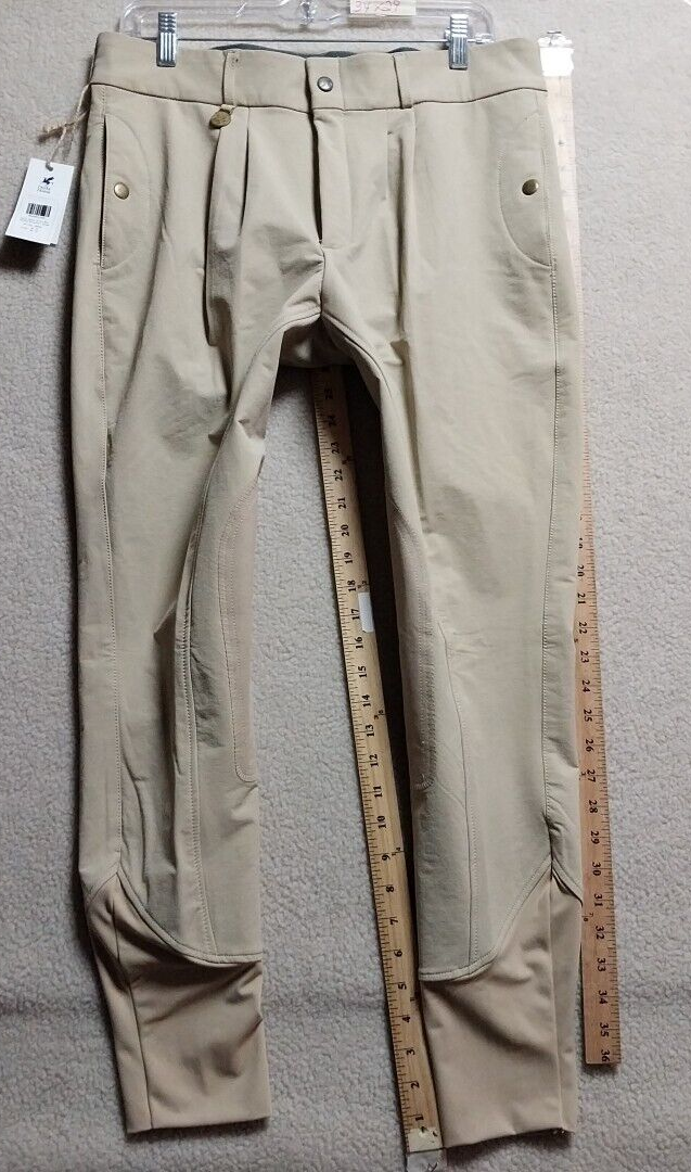 Derby House Elite Mens Pants Riding Breeches Beige Size 32/48 eBay