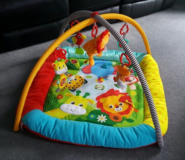 mothercare baby safari lights and sounds playmat