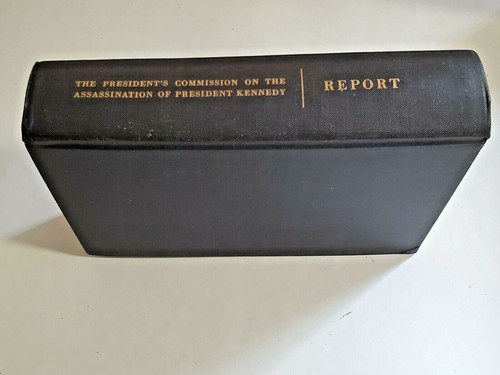 PRÄSIDENTENKOMMISSION ZUR ERMMORDUNG VON PRÄSIDENT KENNEDY HARDCOVER-BERICHT