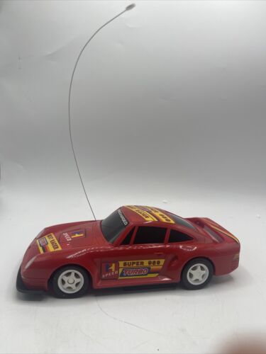 PORSCHE 959 WHITE SUNCON RED Car * Radio Control * Scale 1/18 Hong Kong - Picture 7 of 11