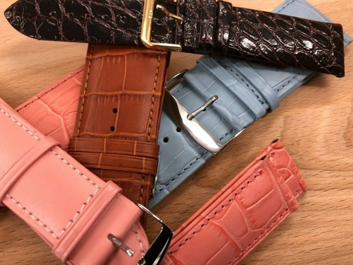 Job lot of 8 assorted Extra wide sizes. LEATHER WATCHSTRAPS, BARGAIN, 24 - 36mm - Picture 3 of 4