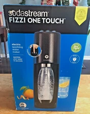 SodaStream Fizzi One Touch Electric Sparkling Water Maker With Tank Original Box