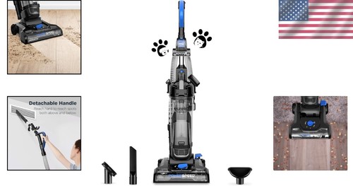 PowerSpeed Bagless Upright Vacuum with Pet Turbo Tool - Lightweight at 10 lbs - Picture 2 of 11