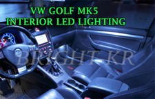FOR VW GOLF MK5 Interior UPGRADE 2003-2008 COOL WHITE LED BULBS FULL LIGHT SET