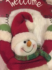 Christmas decor, picture frame door hangers