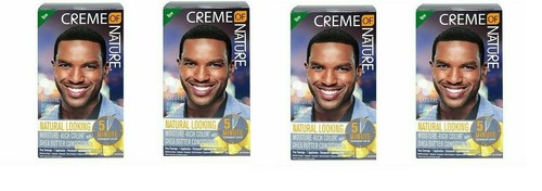 5X Creme of Nature Men Hair Dye, Hair & Beard, Natural or Jet Black - VHTF - Picture 6 of 9