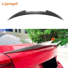 For 2014-2019 BMW 2 Series ABS Carbon Rear Door Tail Trunk Wing Lip Spoiler Trim