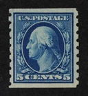 CKStamps: US Stamps Collection Scott#447 5c Washington Mint HR OG 24 3/4mm