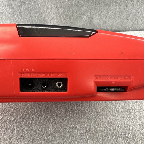 Panasonic RQ-44A Portable Cassette Tape Player Recorder RED For Parts Or Repair - Bild 8 von 13