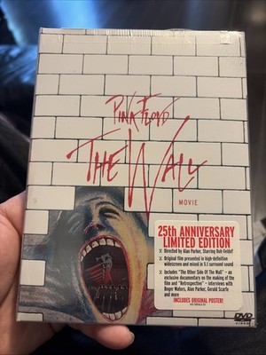 Brand New Pink Floyd The Wall 25th Anniversary Limited Edition DVD With Poster!