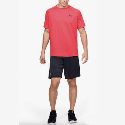 Under Armour Men's T-Shirt Tech 2.0 Short-Sleeve Top Neon Salmon Size 2XLT NEW