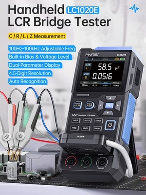 High Precision Digital Bridge LCR ESR Tester Resistance Capacitance Inductance
