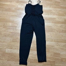 American Rag CIE Women's Classic Black Jumpsuit Romper Size Medium NWT