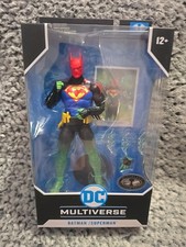 McFarlane Toys DC Multiverse Batman Superman Fusion Platinum Edition Figure