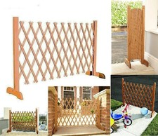 Freestanding Stairway Pet Barrier Tall Dog Gate Expanding Fence Outdoor Indoor