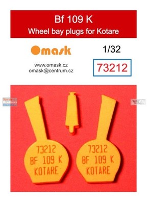 OMK73212 1:32 Omask Wheel Bay Plugs - Bf109K (KOT kit)