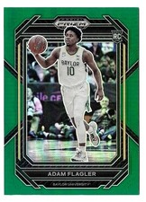 2023 Adam Flagler Panini Prizm Draft Picks Green Prizm Rookie - OKC Thunder