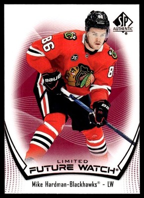 2021-22 SP Authentic Future Watch RED  Mike Hardman Chicago Blackhawks #125