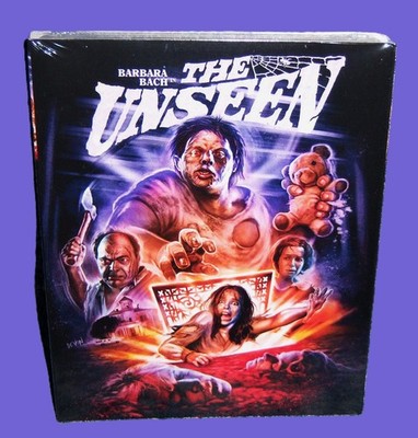NEW SCORPION BARBARA BACH THE UNSEEN HORROR MOVIE BLU RAY 1980 & SLIPCOVER