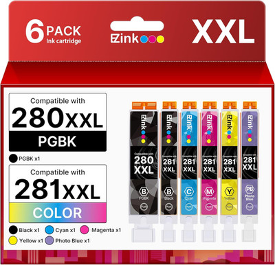 Compatible TS9120 Ink Cartridge Replacement for Canon PGI-280XXL CLI-281XXL PGI 