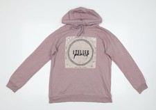 Womens UK Size S Select Pink Pullover Hoodie