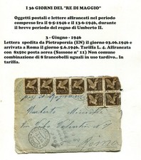RE30 - Collezione Re di Maggio - 03.6.1946 - vedi foto -