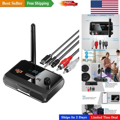 Versatile Bluetooth 5.3 Receiver for Music Streaming - Upgrades Home Audio