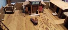 Elastolin Wild West Gebäude „SHERIFF“ - Holz + Fort Eduard Henry