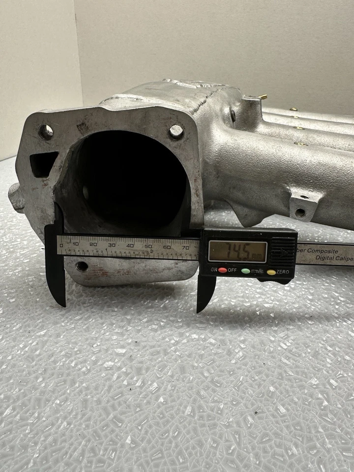 GSR B18C1 Edelbrock Performer X  ported for 76 MM Throttle Body for P72 Head  - Image 4 of 4