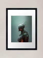 Robots Re-Imagined #12 Framed Art P Framed Wall Art Poster Canvas Print Picture