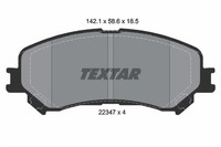 Bremsbelagsatz FÜR Renault Talisman (Lp ) - Textar 2234701