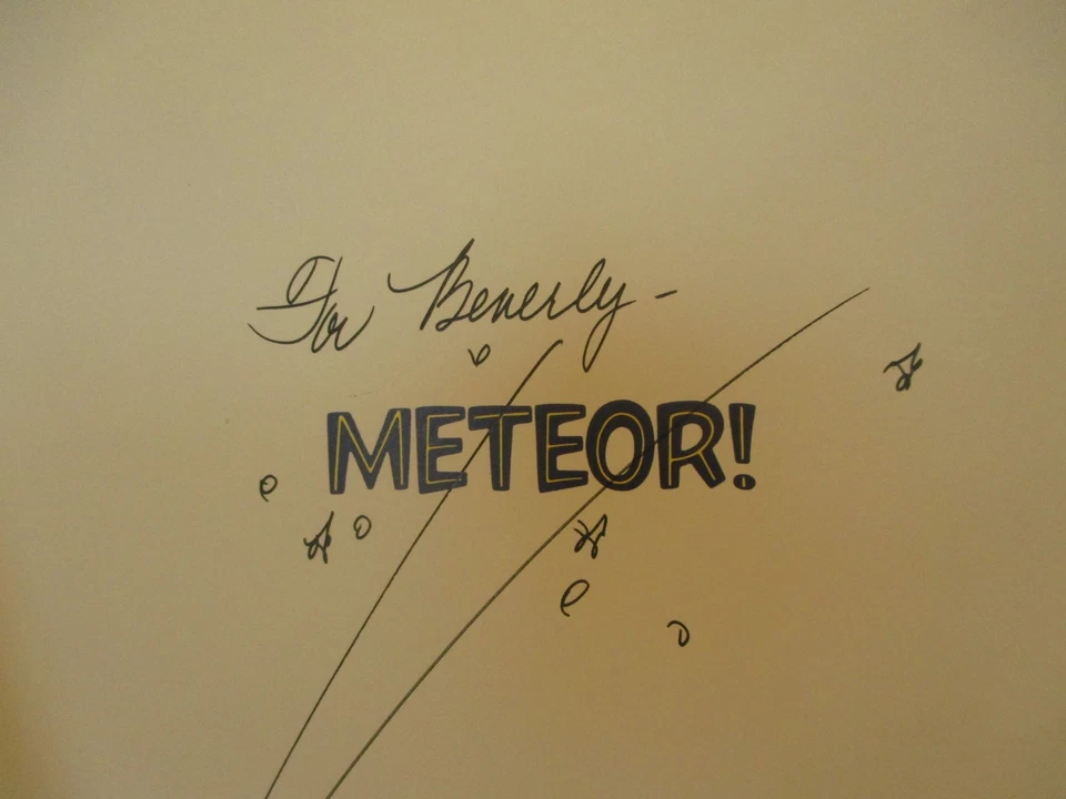 children's picture book METEOR! signed by PATRICIA POLACCO 1992 pb 1st ed Foto 4 de 4