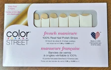 Color Street 100% Real Nail Polish Strips New Easy Peel & Apply