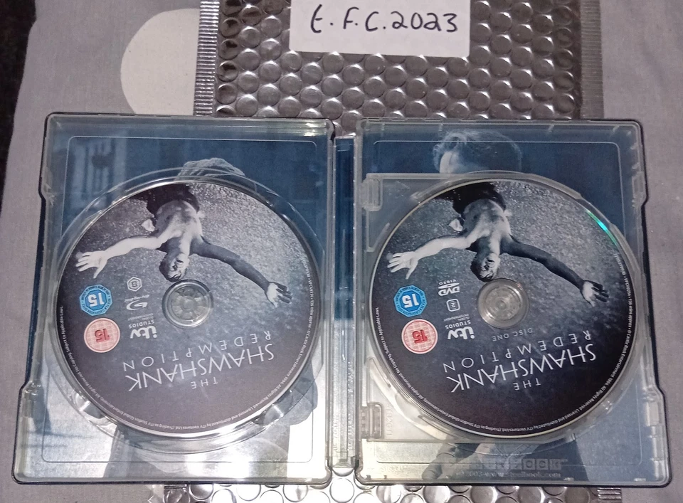 The Shawshank Redemption Blu ray Steelbook 4 Disc Custom Lenticular Magnet OOP - Image 4 of 4