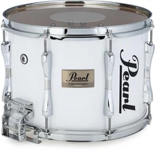 Pearl Competitor CMS Marching Snare Drum - 13 inches x 9 inches, Pure White
