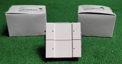ABB SBB/U2.1.1 6126/01-84-500 Bedienelement Studio Weiß mit Busankoppler KNX EIB