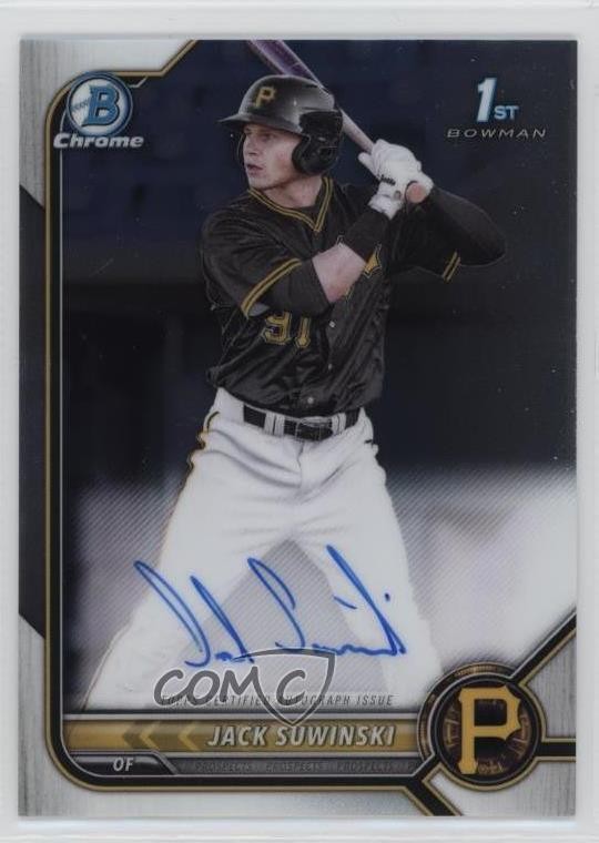 2022 Bowman Chrome Prospect Auto Jack Suwinski #CPA-JS Rookie Auto RC 02wb